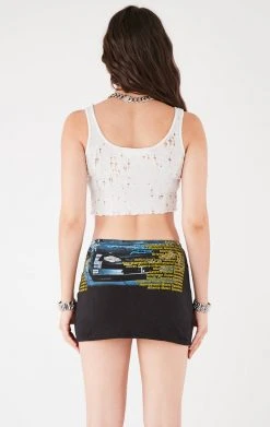 FURST OF A KIND VINTAGE MICRO MINI SKIRT