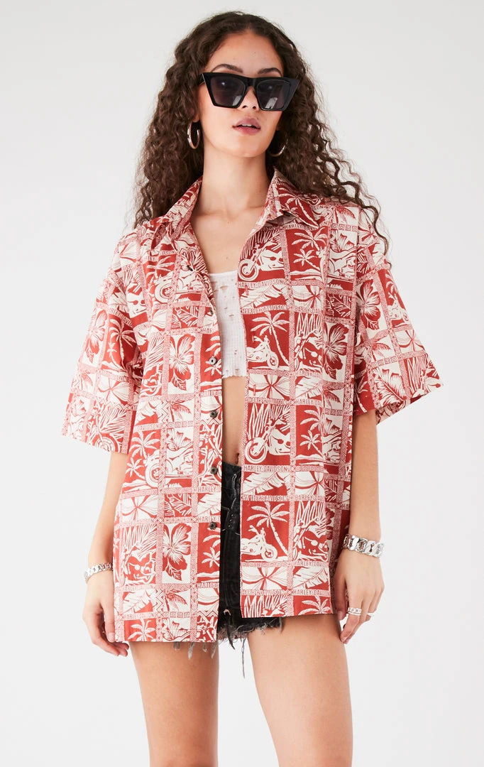 FURST OF A KIND VINTAGE HARLEY HAWAIIAN TOP 3 FURST OF A KIND VINTAGE HARLEY HAWAIIAN TOP