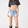 FURST OF A KIND VINTAGE RHINESTONE FRINGE CROP TEE 2 FURST OF A KIND VINTAGE RHINESTONE FRINGE CROP TEE