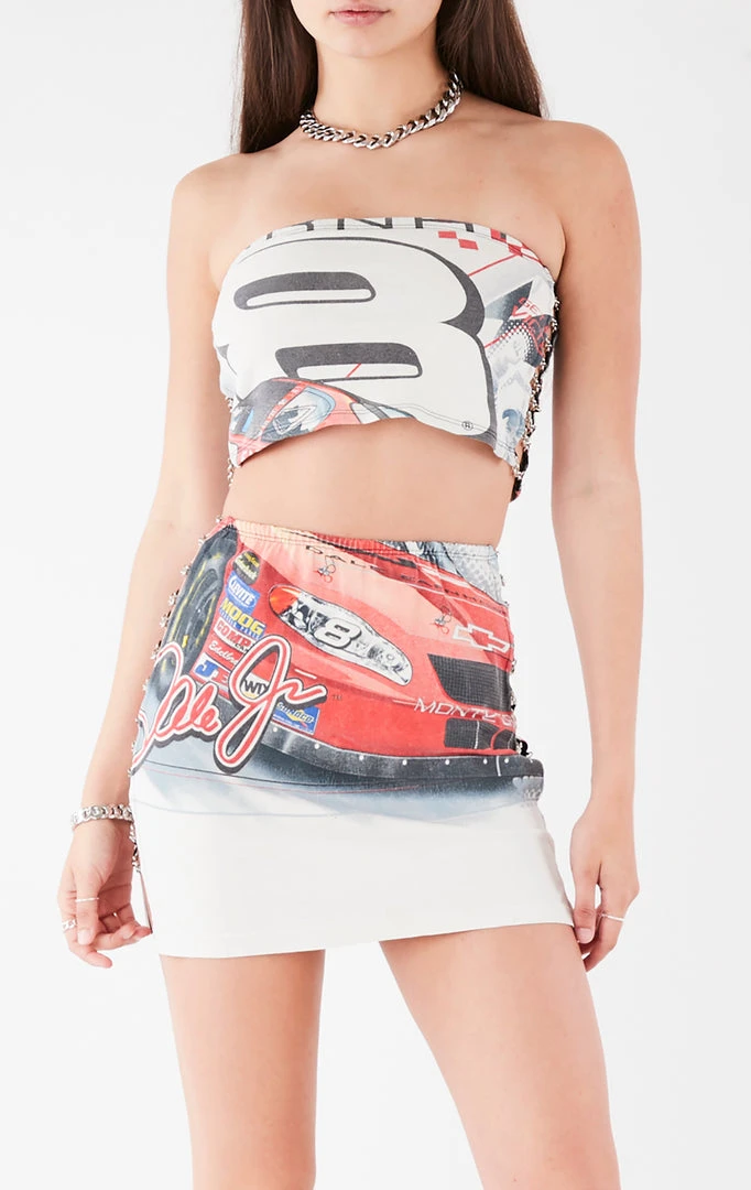 FURST OF A KIND VINTAGE CHAIN LADDER TUBE TOP AND SKIRT SET FESTIVAL 4 FURST OF A KIND VINTAGE CHAIN LADDER TUBE TOP AND SKIRT SET FESTIVAL