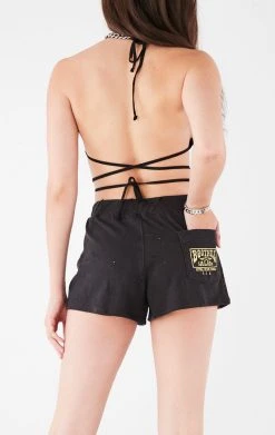 FURST OF A KIND FESTIVAL VINTAGE BRA WRAP TOP AND SHORT SET