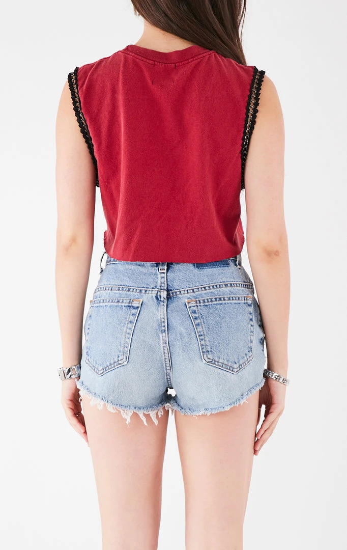 FURST OF A KIND VINTAGE SPLICED CHAIN SLEEVELESS TEE VINTAGE CHAINS 5 FURST OF A KIND VINTAGE SPLICED CHAIN SLEEVELESS TEE VINTAGE CHAINS