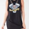 FURST OF A KIND VINTAGE V SAFETY PIN SLEEVELESS TEE