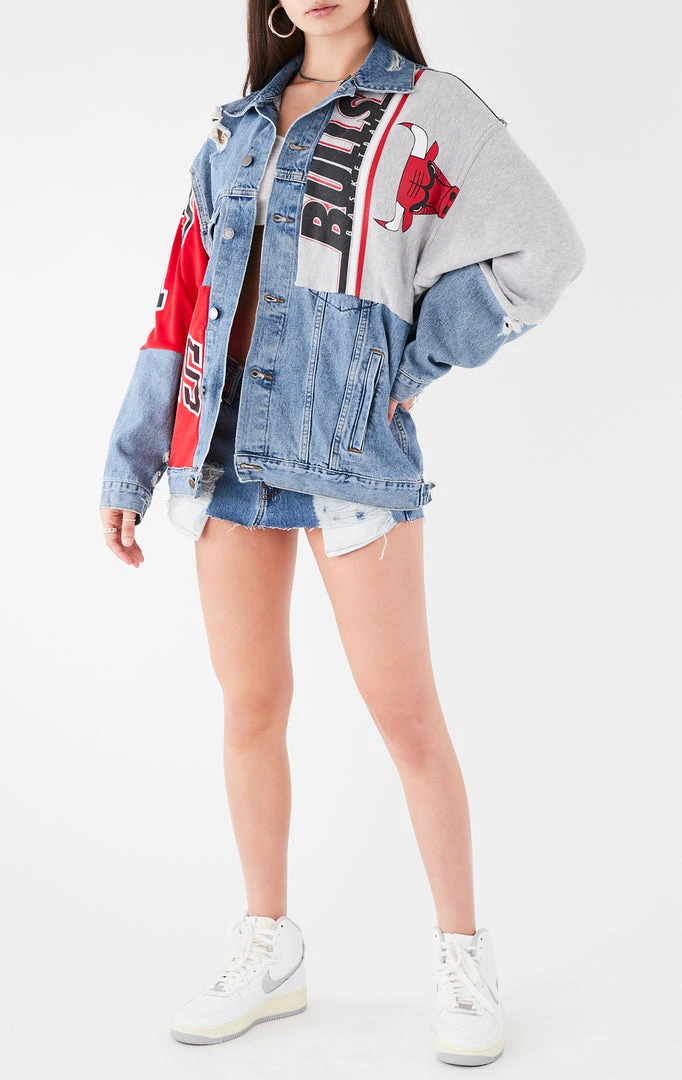 FURST OF A KIND VINTAGE SPLICED PATCHWORK DENIM JACKET 4 FURST OF A KIND VINTAGE SPLICED PATCHWORK DENIM JACKET