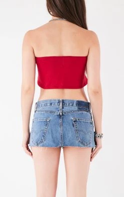 FURST OF A KIND VINTAGE CHAINS VINTAGE CHAIN HALTER TOP