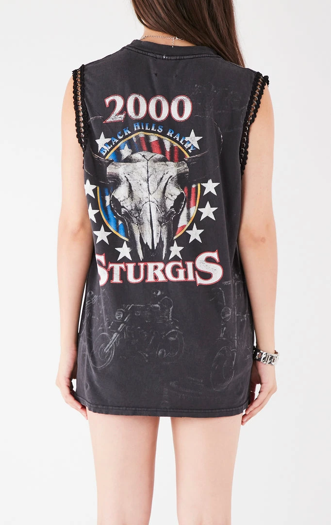 FURST OF A KIND VINTAGE CHAIN TRIM SLEEVELESS TEE 5 FURST OF A KIND VINTAGE CHAIN TRIM SLEEVELESS TEE