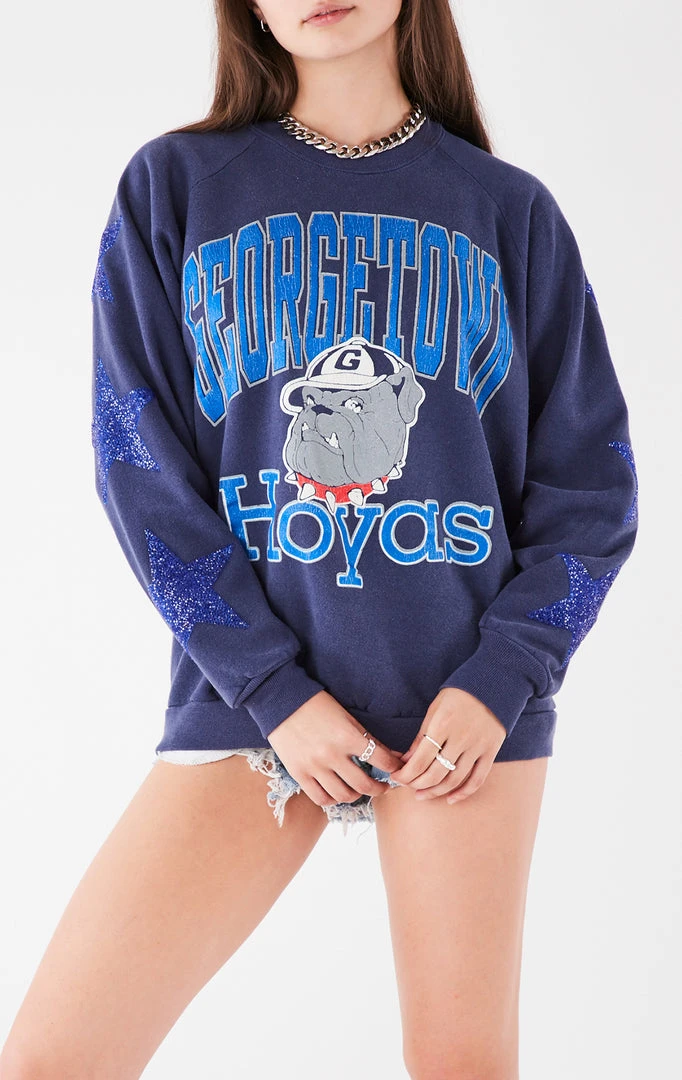 FURST OF A KIND VINTAGE COLLEGE VINTAGE BLUE STAR PATCH SWEATSHIRT 4 FURST OF A KIND VINTAGE COLLEGE VINTAGE BLUE STAR PATCH SWEATSHIRT