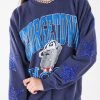 FURST OF A KIND VINTAGE COLLEGE VINTAGE BLUE STAR PATCH SWEATSHIRT