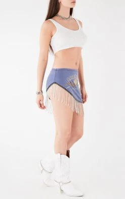 FURST OF A KIND VINTAGE RHINESTONE FRINGE SKIRT 7 FURST OF A KIND VINTAGE RHINESTONE FRINGE SKIRT