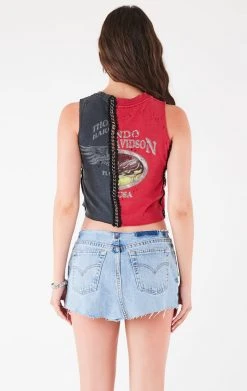 FURST OF A KIND VINTAGE CHAINS VINTAGE SPLICED CHAIN SLEEVELESS TEE