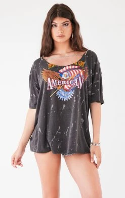 FURST OF A KIND VINTAGE CHAIN OVERLAY CUTOUT BACK TEE FESTIVAL 7 FURST OF A KIND VINTAGE CHAIN OVERLAY CUTOUT BACK TEE FESTIVAL