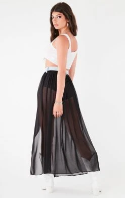 FURST OF A KIND FESTIVAL VINTAGE DENIM WAISTBAND SHEER MAXI WRAP 13 FURST OF A KIND FESTIVAL VINTAGE DENIM WAISTBAND SHEER MAXI WRAP