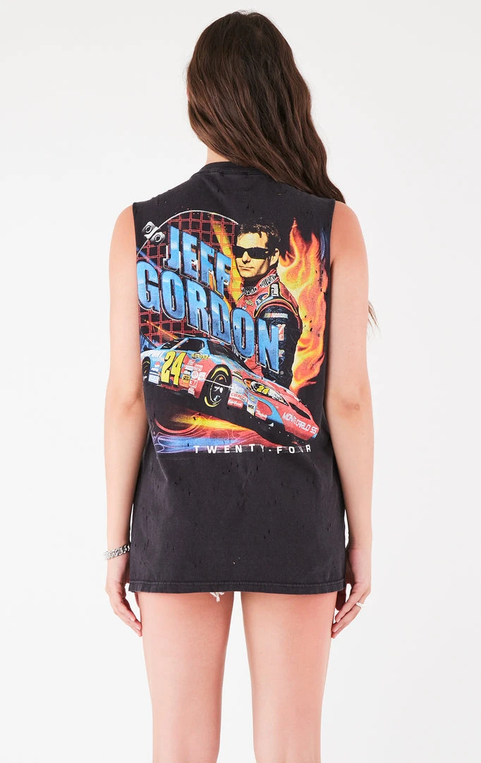 FURST OF A KIND VINTAGE PINS VINTAGE CURVED SAFETY PIN SLEEVELESS TEE 5 FURST OF A KIND VINTAGE PINS VINTAGE CURVED SAFETY PIN SLEEVELESS TEE