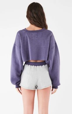 FURST OF A KIND VINTAGE COLLEGE VINTAGE SWEATSHIRT AND SHORT SET