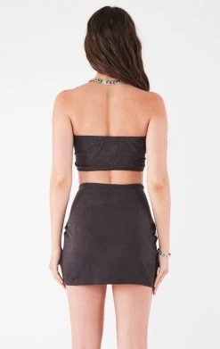 FURST OF A KIND VINTAGE WATERFALL CHAIN TUBE TOP AND SKIRT SET FESTIVAL