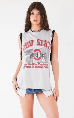 FURST OF A KIND VINTAGE CHAIN TRIM SLEEVELESS TEE