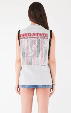 FURST OF A KIND VINTAGE CHAIN TRIM SLEEVELESS TEE