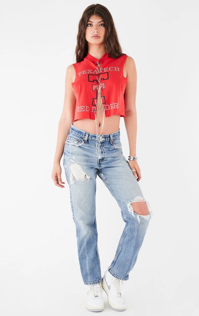 FURST OF A KIND VINTAGE CHAIN LACE UP SLEEVELESS TEE 3 FURST OF A KIND VINTAGE CHAIN LACE UP SLEEVELESS TEE