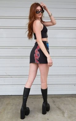 FURST OF A KIND VINTAGE DOUBLE PIN FRONT TANK AND SKIRT SET FESTIVAL