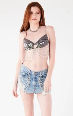 FURST OF A KIND VINTAGE CHAINS VINTAGE WATERFALL CHAIN BRA TOP 7 FURST OF A KIND VINTAGE CHAINS VINTAGE WATERFALL CHAIN BRA TOP