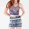 FURST OF A KIND VINTAGE RHINESTONE FRINGE TANK 1 FURST OF A KIND VINTAGE RHINESTONE FRINGE TANK