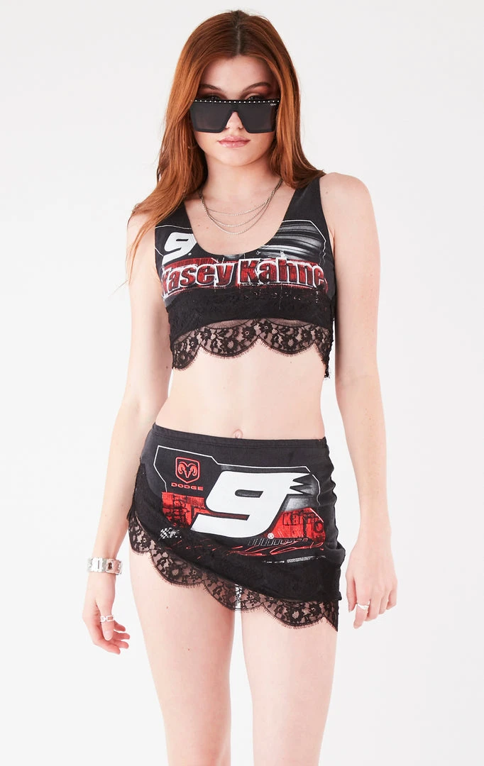 FURST OF A KIND VINTAGE LACE TRIM TANK AND SKIRT SET FESTIVAL 4 FURST OF A KIND VINTAGE LACE TRIM TANK AND SKIRT SET FESTIVAL