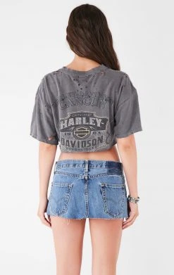 FURST OF A KIND VINTAGE MULTI STUD CROPPED TEE FESTIVAL