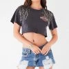 FURST OF A KIND VINTAGE PIN AND CHAIN CROPPED TEE VINTAGE CHAINS