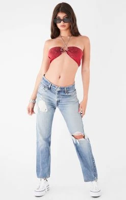 FURST OF A KIND FESTIVAL VINTAGE CHAIN NECK O-RING TUBE TOP