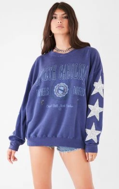 FURST OF A KIND VINTAGE SILVER STAR PATCH SWEATSHIRT