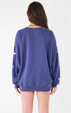 FURST OF A KIND VINTAGE SILVER STAR PATCH SWEATSHIRT