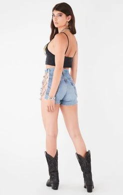 FURST OF A KIND VINTAGE DOUBLE PIN FRONT CROPPED TANK FESTIVAL 7 FURST OF A KIND VINTAGE DOUBLE PIN FRONT CROPPED TANK FESTIVAL