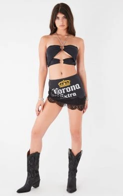 FURST OF A KIND FESTIVAL VINTAGE LACE TRIM SKIRT