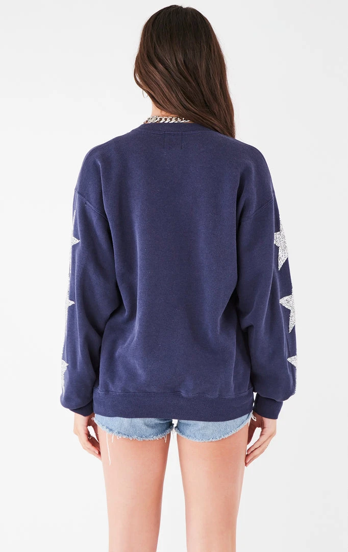 FURST OF A KIND VINTAGE STARS VINTAGE SILVER STAR PATCH SWEATSHIRT 4 FURST OF A KIND VINTAGE STARS VINTAGE SILVER STAR PATCH SWEATSHIRT