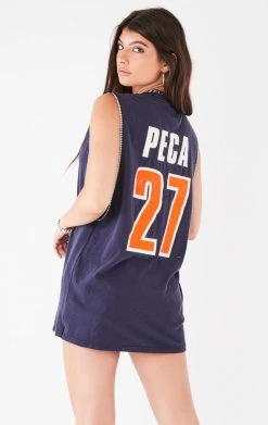 FURST OF A KIND VINTAGE RHINESTONE TRIM SLEEVELESS TEE