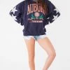 FURST OF A KIND VINTAGE COLLEGE VINTAGE SILVER STAR PATCH SWEATSHIRT
