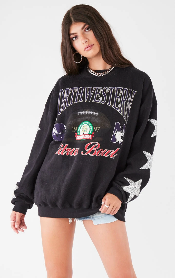 FURST OF A KIND VINTAGE COLLEGE VINTAGE SILVER STAR PATCH SWEATSHIRT 4 FURST OF A KIND VINTAGE COLLEGE VINTAGE SILVER STAR PATCH SWEATSHIRT