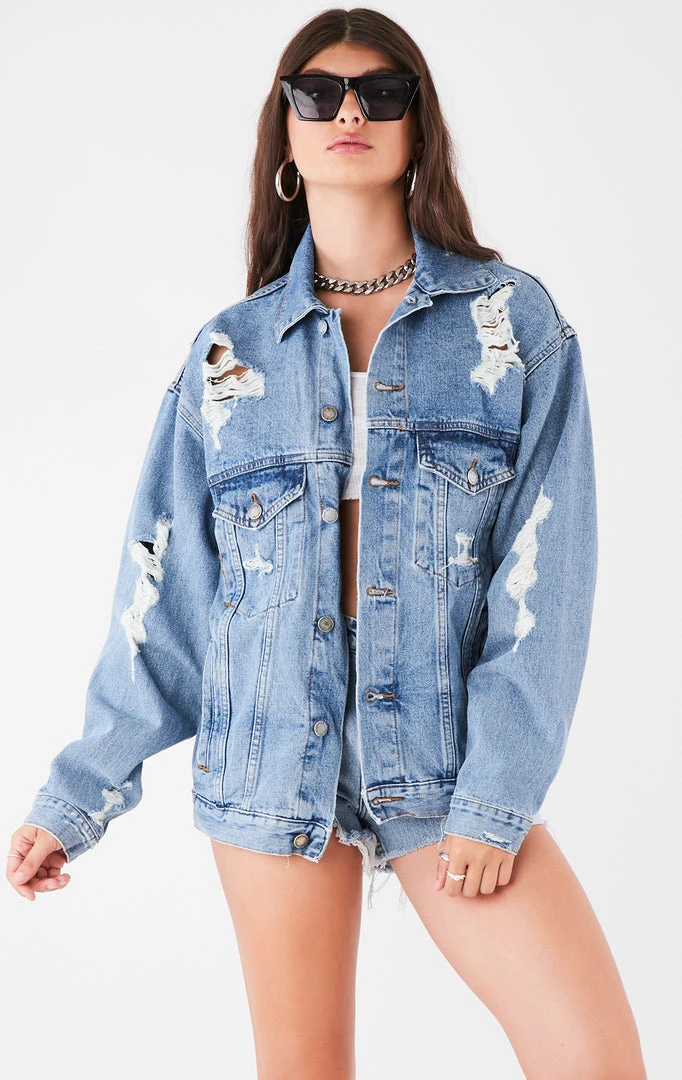 FURST OF A KIND VINTAGE GRAPHIC BACK INSERT DENIM JACKET 4 FURST OF A KIND VINTAGE GRAPHIC BACK INSERT DENIM JACKET