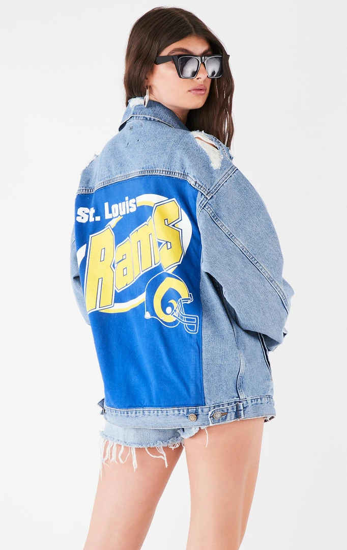 FURST OF A KIND VINTAGE GRAPHIC BACK INSERT DENIM JACKET 3 FURST OF A KIND VINTAGE GRAPHIC BACK INSERT DENIM JACKET