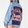 FURST OF A KIND VINTAGE DENIM JACKETS VINTAGE GRAPHIC BACK INSERT DENIM JACKET 1 FURST OF A KIND VINTAGE DENIM JACKETS VINTAGE GRAPHIC BACK INSERT DENIM JACKET