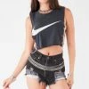 FURST OF A KIND VINTAGE CHAIN SIDE SLEEVELESS CROPPED TEE FESTIVAL 1 FURST OF A KIND VINTAGE CHAIN SIDE SLEEVELESS CROPPED TEE FESTIVAL