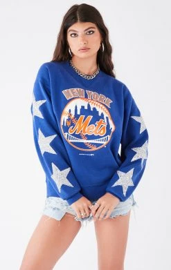 FURST OF A KIND VINTAGE SILVER STAR PATCH SWEATSHIRT VINTAGE SPORTS