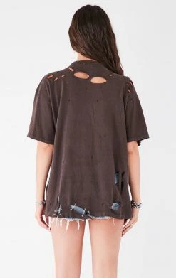 FURST OF A KIND VINTAGE CHAINS VINTAGE MULTI DRAPED CHAIN TEE