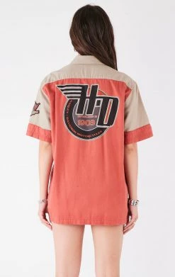 FURST OF A KIND VINTAGE HARLEY SHORT SLEEVE BUTTON DOWN