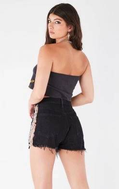 FURST OF A KIND VINTAGE CHAIN HALTER TOP VINTAGE CHAINS