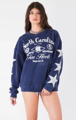 FURST OF A KIND VINTAGE SILVER STAR PATCH SWEATSHIRT