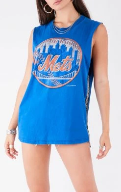 FURST OF A KIND VINTAGE CHAIN LADDER SIDE SLEEVELESS TEE