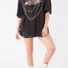 FURST OF A KIND VINTAGE MULTI DRAPED CHAIN TEE VINTAGE CHAINS