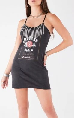 FURST OF A KIND VINTAGE RHINESTONE FRINGE DRESS