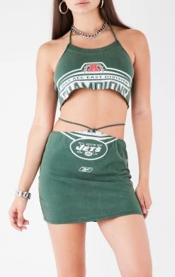 FURST OF A KIND VINTAGE HALTER TOP AND SKIRT SET